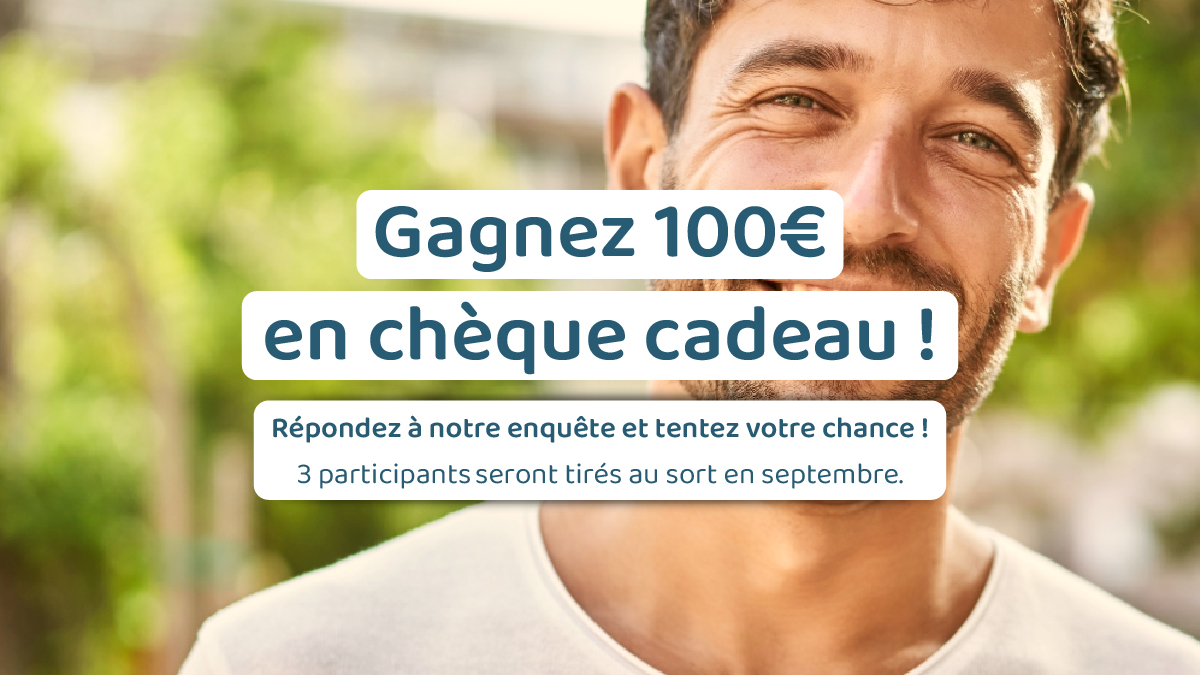 Enquête de satisfaction : tentez de gagner 100€