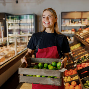 Employé libre-service en rayon, mission d'intérim Optineris en grande distribution
